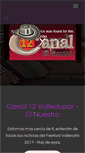 Mobile Screenshot of canal12valledupar.com